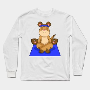 Meerkat Yoga Meditation Long Sleeve T-Shirt